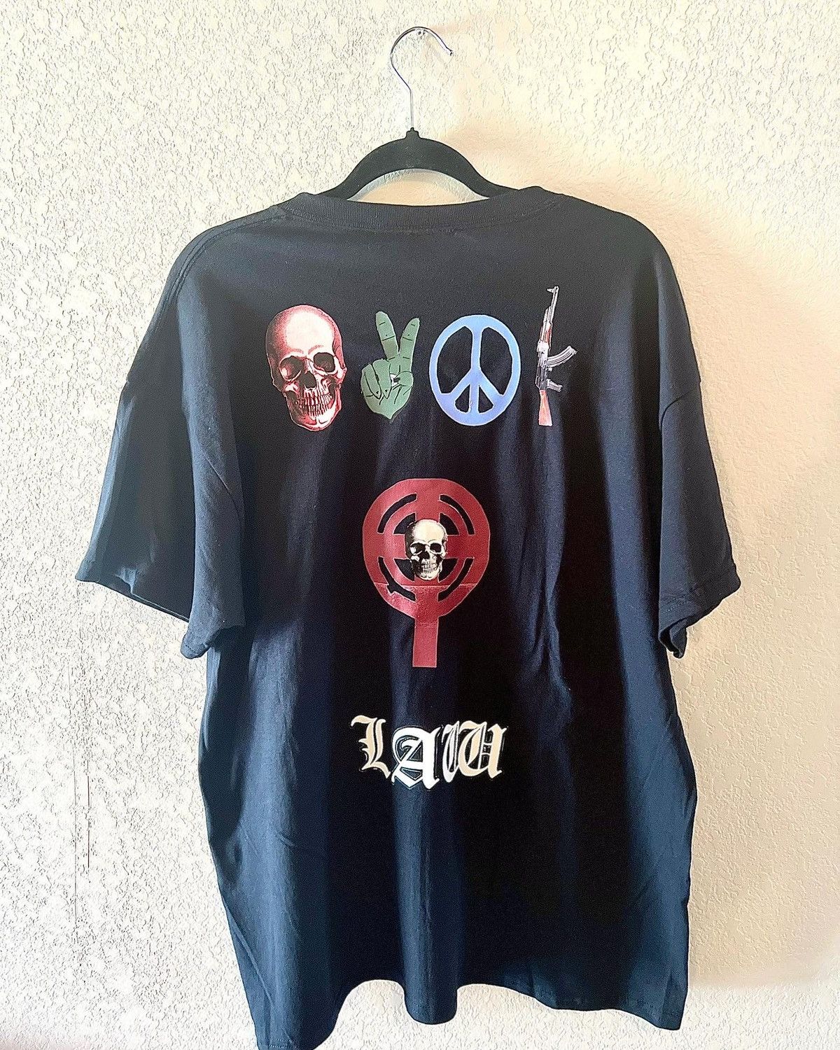 Vintage GFR “The Law” T-Shirt Size US XL / EU 56 / 4 - 5 Thumbnail