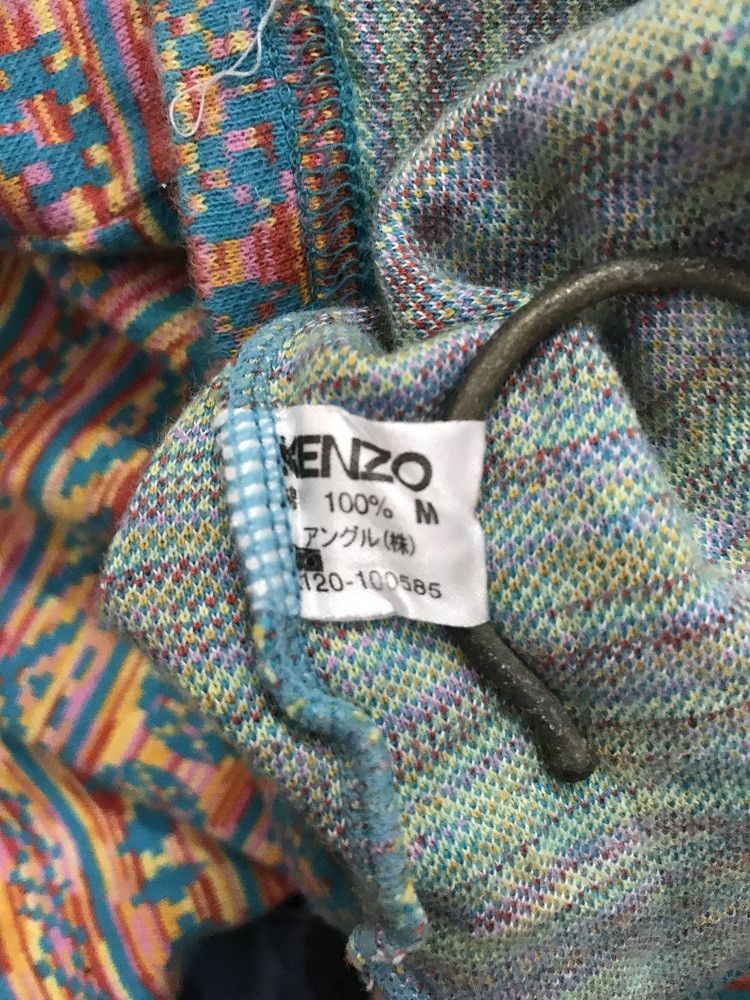 Japanese Brand × Kenzo KENZO Japan Abstract Tribal Striped Long Sleeve t shirt Size US M / EU 48-50 / 2 - 10 Thumbnail