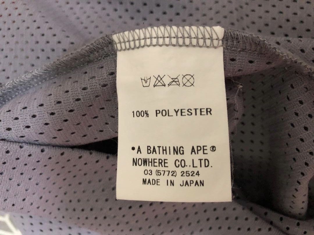 Bape Vintage BAPESTA Long Sleeves Mesh t shirt Size US S / EU 44-46 / 1 - 14 Thumbnail