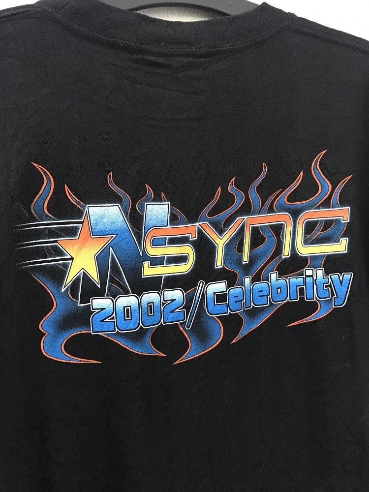 Band Tees 2002 N SYNC Celebrity Double Sided Band t shirt Size US M / EU 48-50 / 2 - 6 Thumbnail