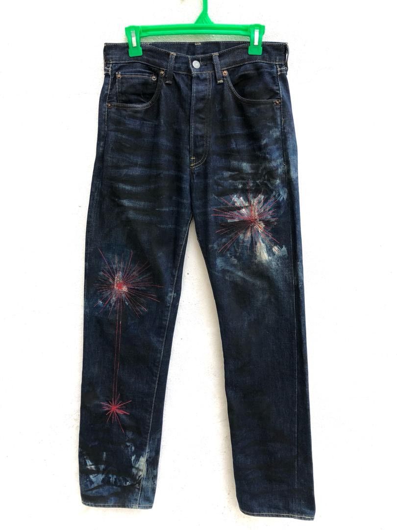Levi's × Levi's Vintage Clothing Japan Levi’s 501 Capital E Redline Selvedge Denim Size US 31 - 1 Thumbnail