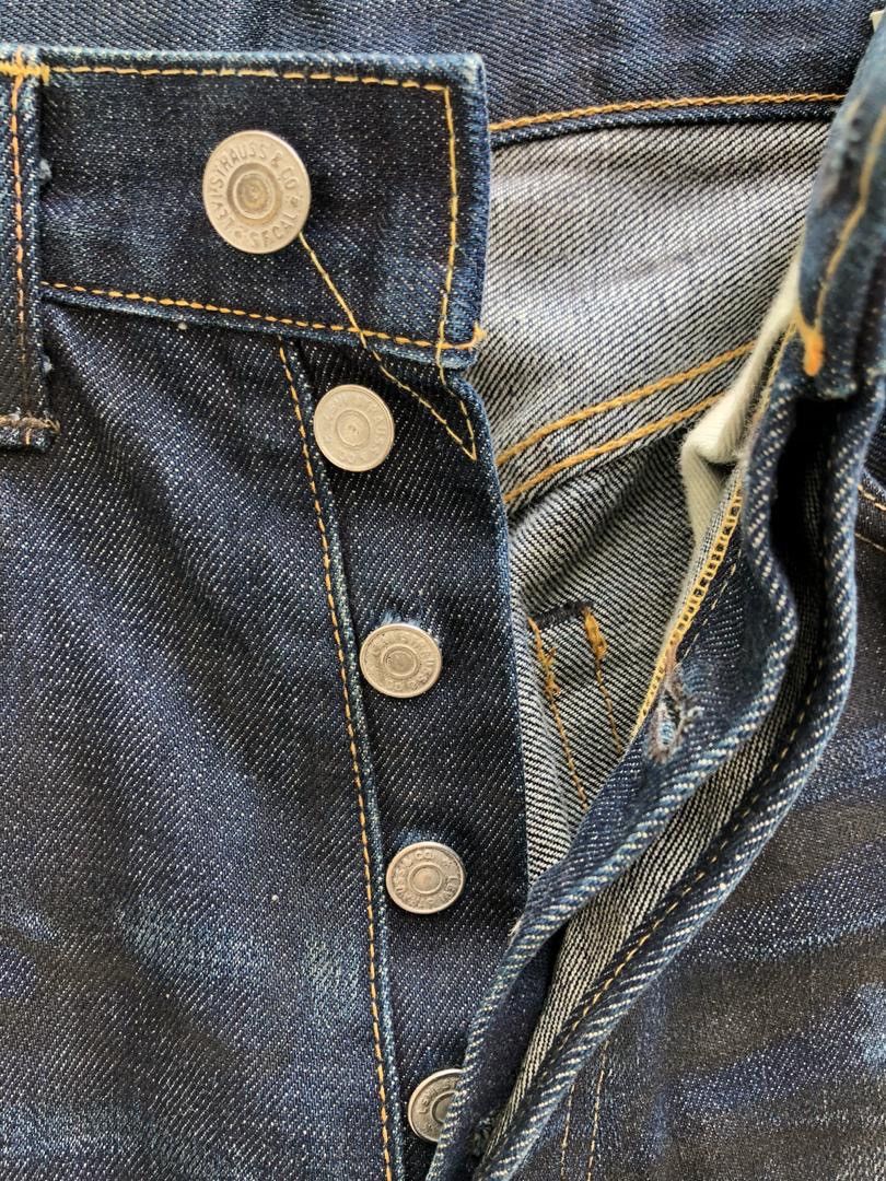 Levi's × Levi's Vintage Clothing Japan Levi’s 501 Capital E Redline Selvedge Denim Size US 31 - 4 Thumbnail