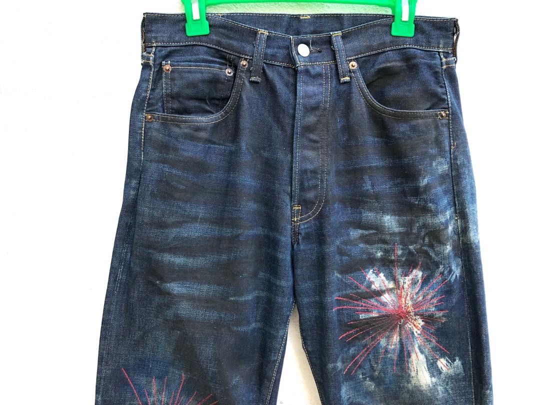 Levi's × Levi's Vintage Clothing Japan Levi’s 501 Capital E Redline Selvedge Denim Size US 31 - 2 Thumbnail
