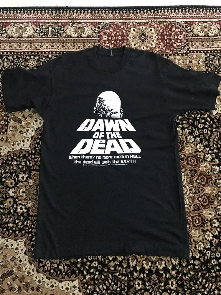 Vintage 80s 90s Dawn Of The Dead 1978 Movie t shirt Size US M / EU 48-50 / 2 - 10 Thumbnail