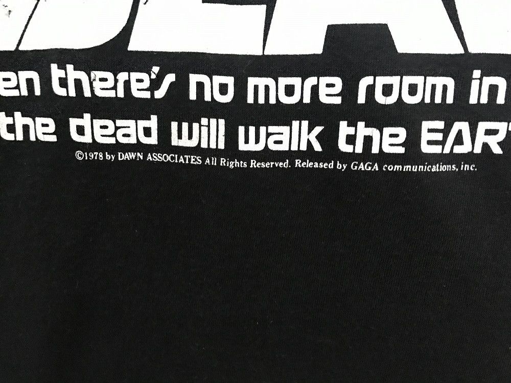 Vintage 80s 90s Dawn Of The Dead 1978 Movie t shirt Size US M / EU 48-50 / 2 - 6 Thumbnail
