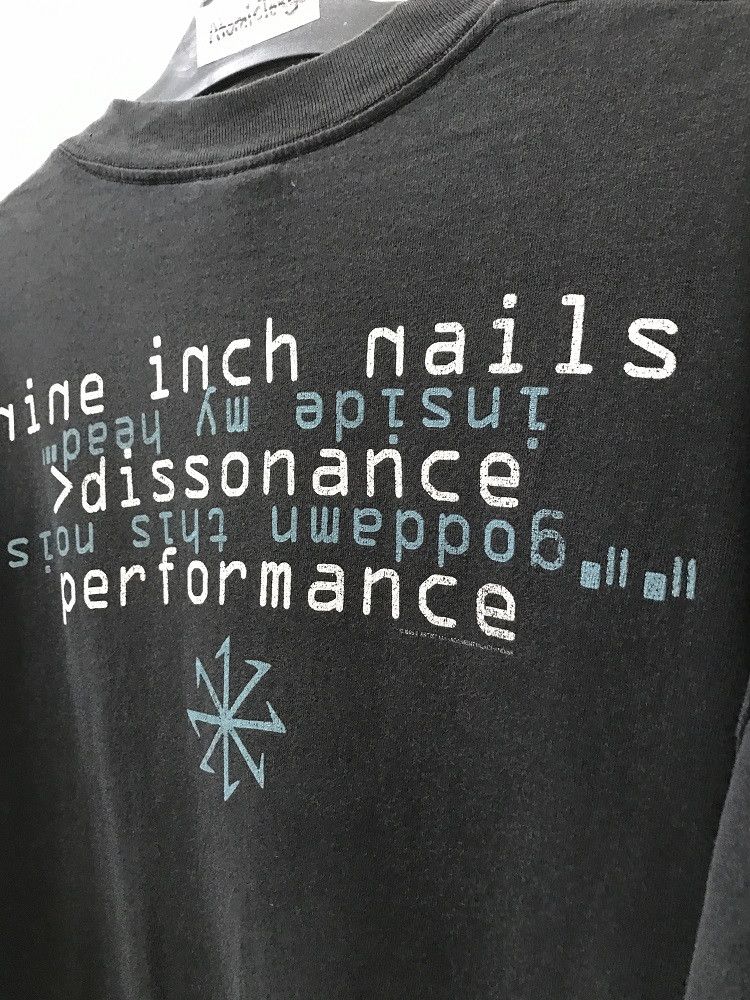 Band Tees 👉🔥 Vintage 90s Nine Inch Nails Rock Band t shirt Size US XL / EU 56 / 4 - 10 Thumbnail