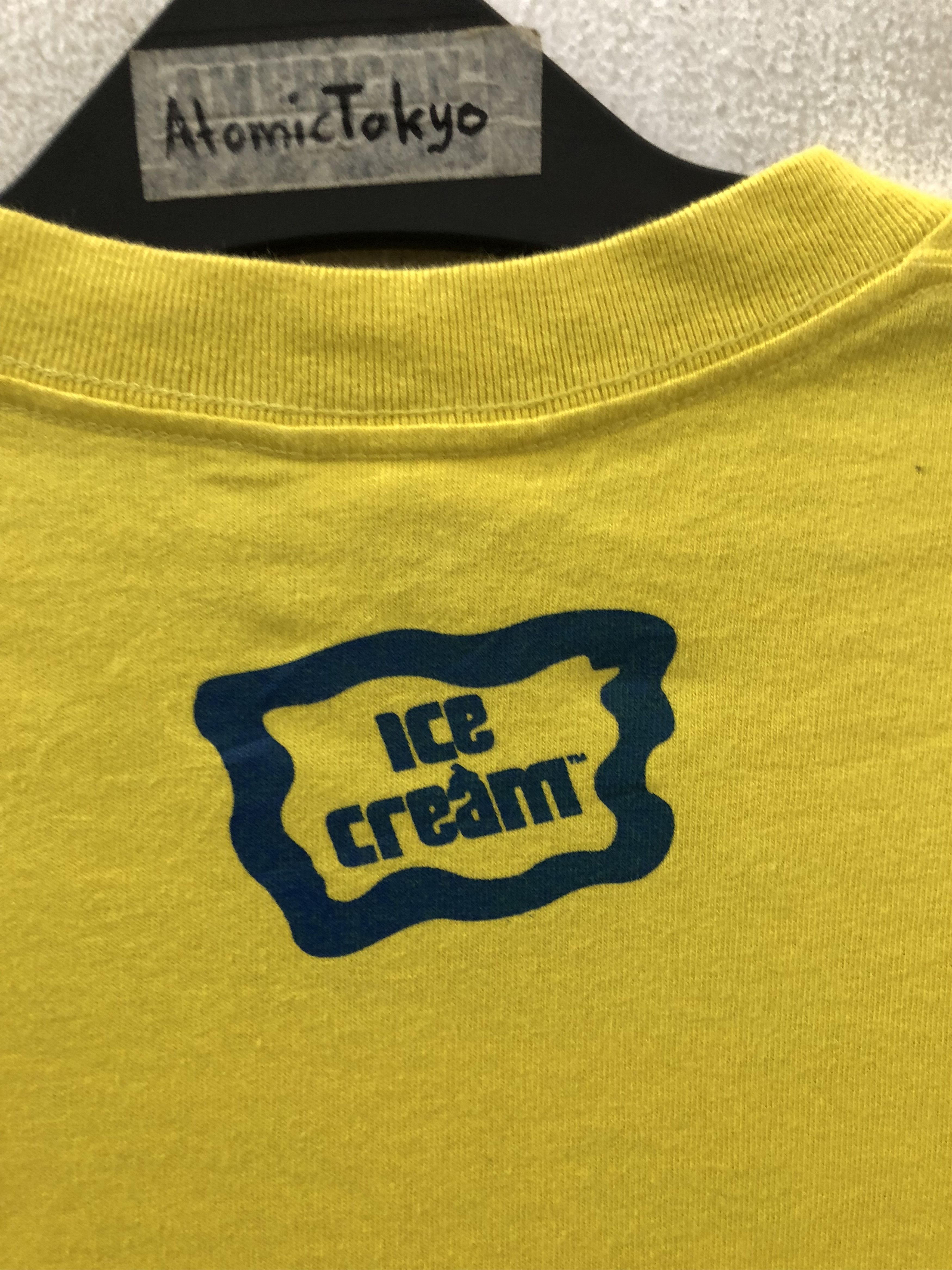 Billionaire Boys Club × Icecream BBC Icecream Made in Japan Big Print Yellow t shirt Size US M / EU 48-50 / 2 - 9 Thumbnail