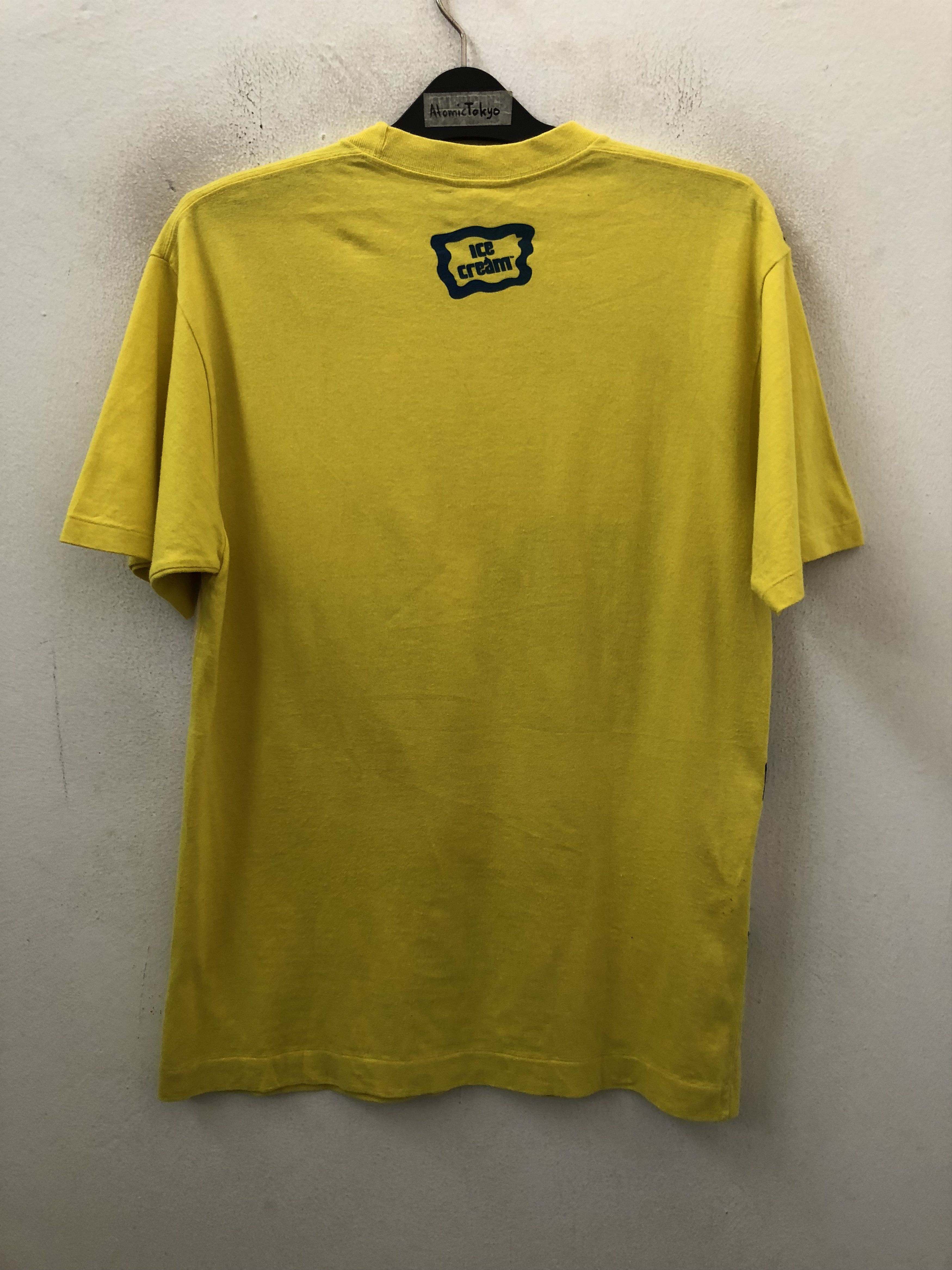 Billionaire Boys Club × Icecream BBC Icecream Made in Japan Big Print Yellow t shirt Size US M / EU 48-50 / 2 - 8 Thumbnail