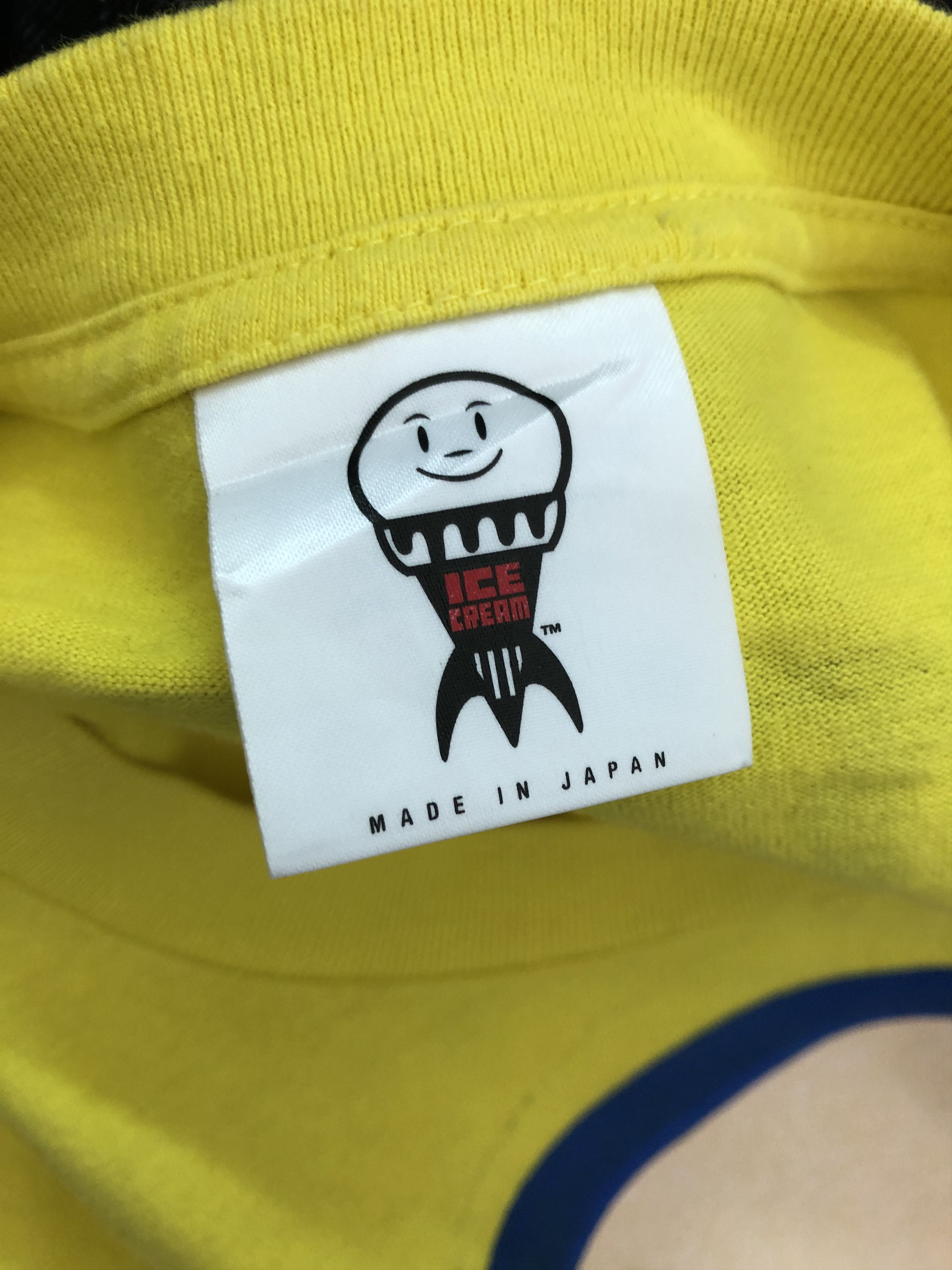 Billionaire Boys Club × Icecream BBC Icecream Made in Japan Big Print Yellow t shirt Size US M / EU 48-50 / 2 - 10 Thumbnail