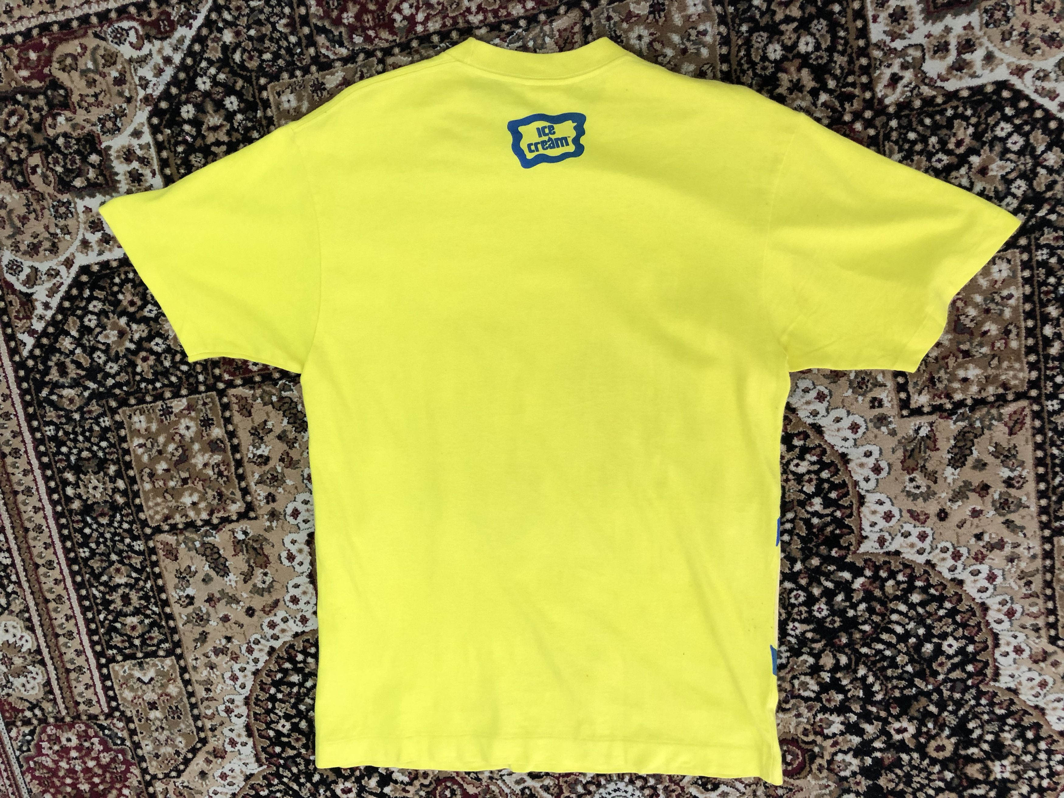 Billionaire Boys Club × Icecream BBC Icecream Made in Japan Big Print Yellow t shirt Size US M / EU 48-50 / 2 - 2 Thumbnail