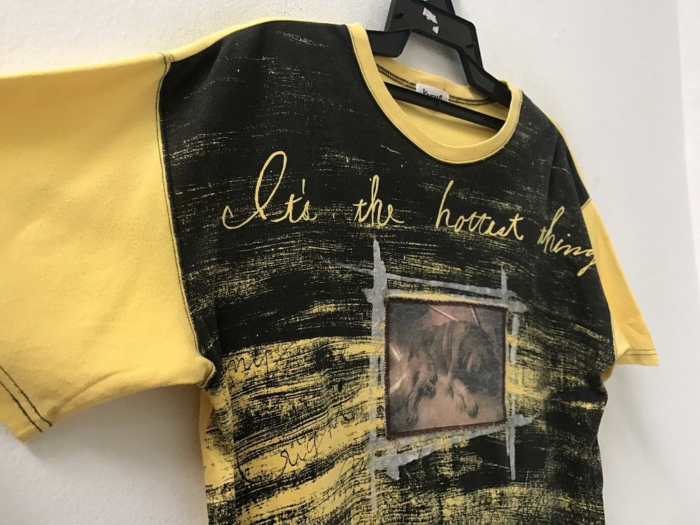 Kansai Yamamoto Vintage Kansai Yamamoto O2 Abstract Sleeping Dog T Shirt Size US L / EU 52-54 / 3 - 4 Thumbnail