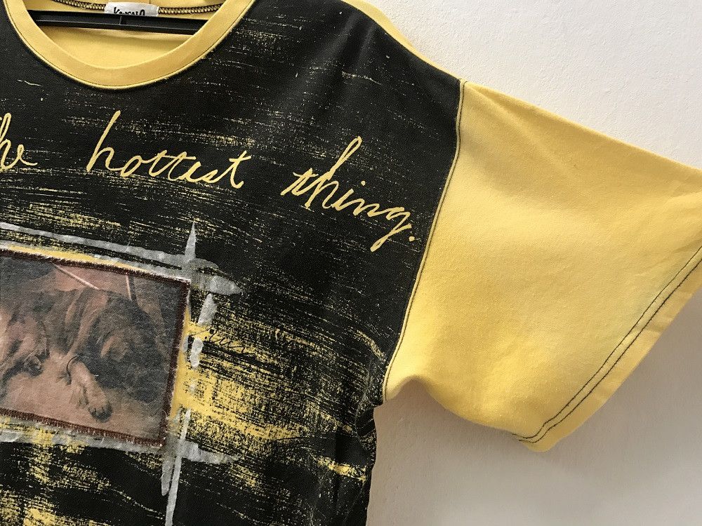 Kansai Yamamoto Vintage Kansai Yamamoto O2 Abstract Sleeping Dog T Shirt Size US L / EU 52-54 / 3 - 3 Thumbnail