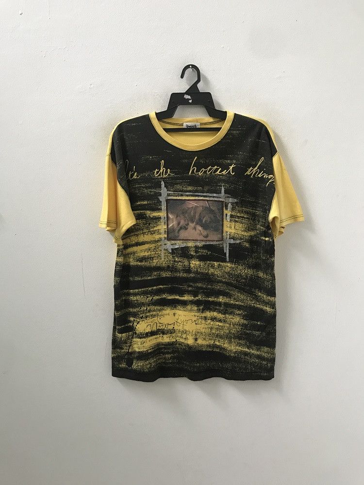 Kansai Yamamoto Vintage Kansai Yamamoto O2 Abstract Sleeping Dog T Shirt Size US L / EU 52-54 / 3 - 2 Thumbnail
