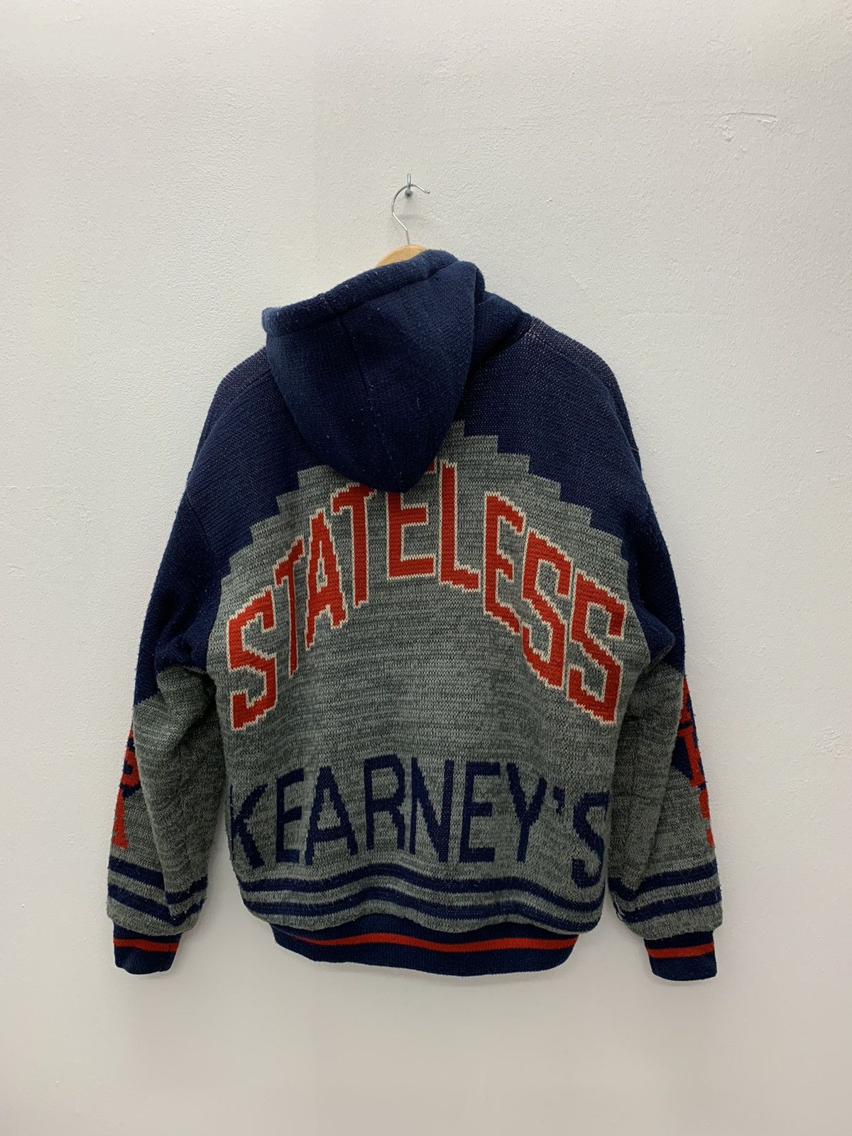 Vintage Vintage 1978 StatelessKearney Baseball Usa Shearling Hoodie Size US L / EU 52-54 / 3 - 2 Thumbnail