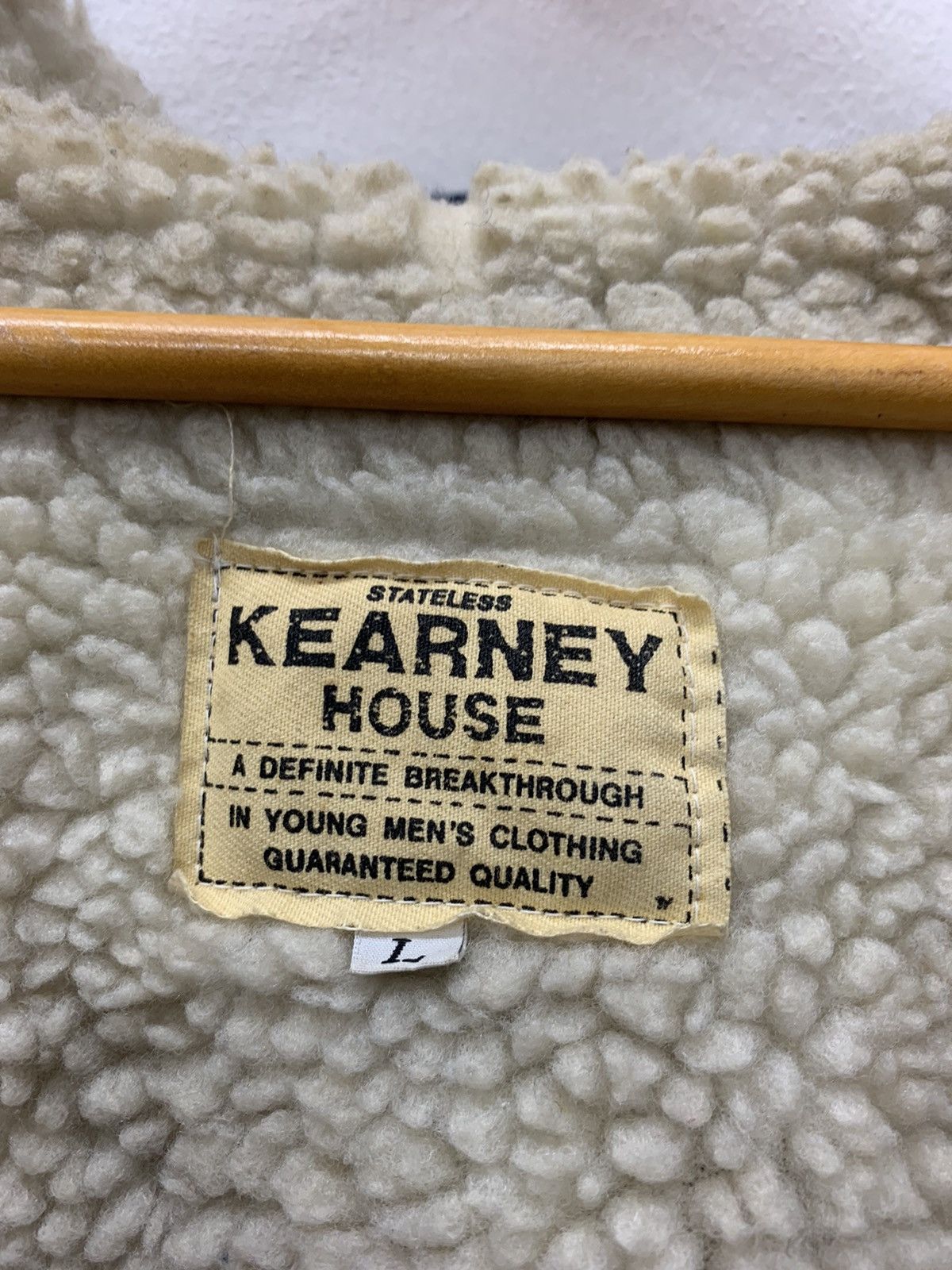 Vintage Vintage 1978 StatelessKearney Baseball Usa Shearling Hoodie Size US L / EU 52-54 / 3 - 4 Thumbnail