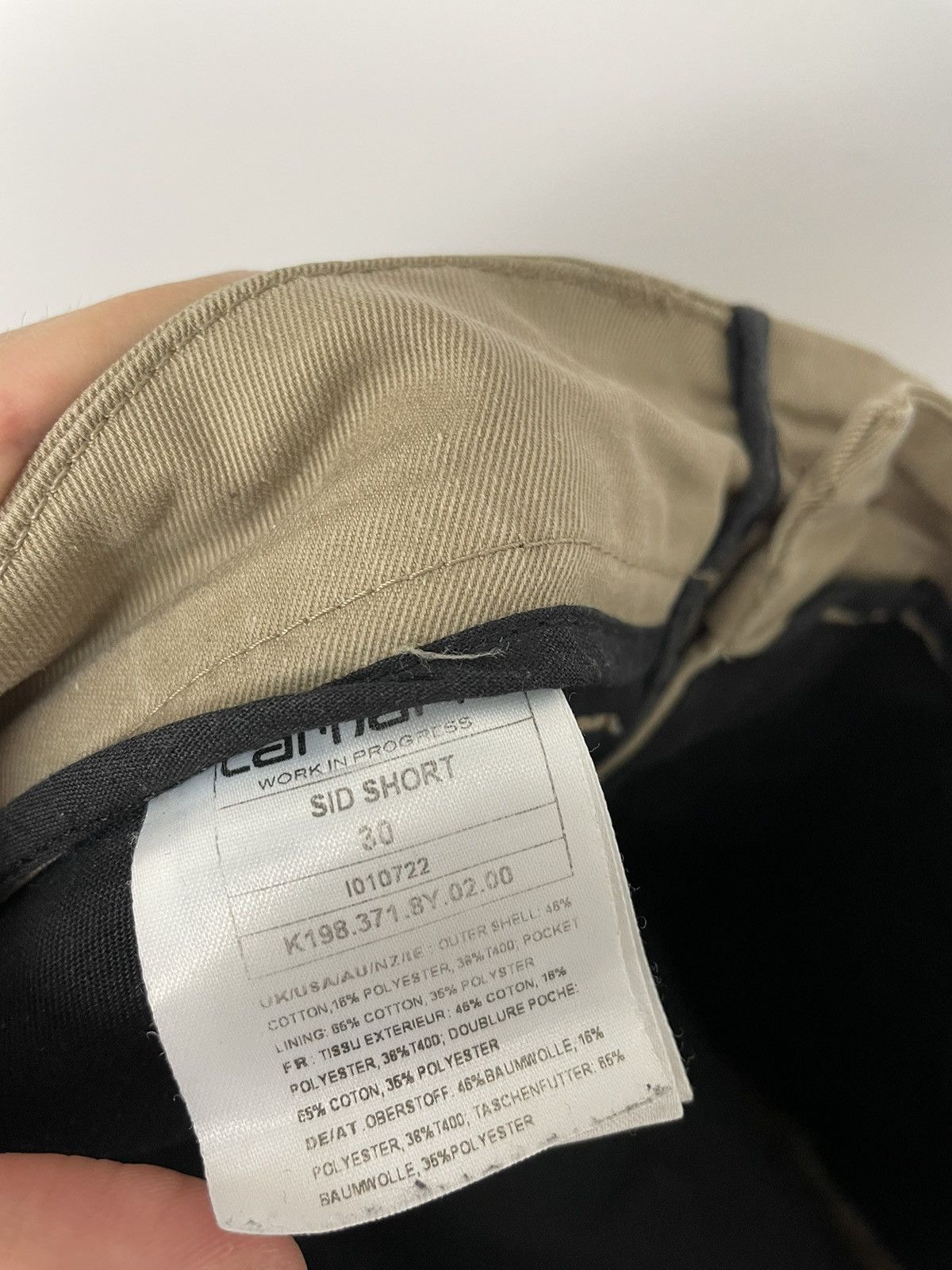 Carhartt Carhartt Sid Shorts Chino Beige Casual Workwear Vintage Y2k Size US 30 / EU 46 - 4 Thumbnail