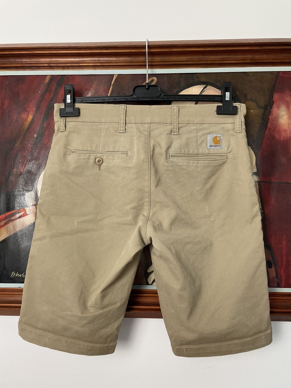 Carhartt Carhartt Sid Shorts Chino Beige Casual Workwear Vintage Y2k Size US 30 / EU 46 - 1 Thumbnail