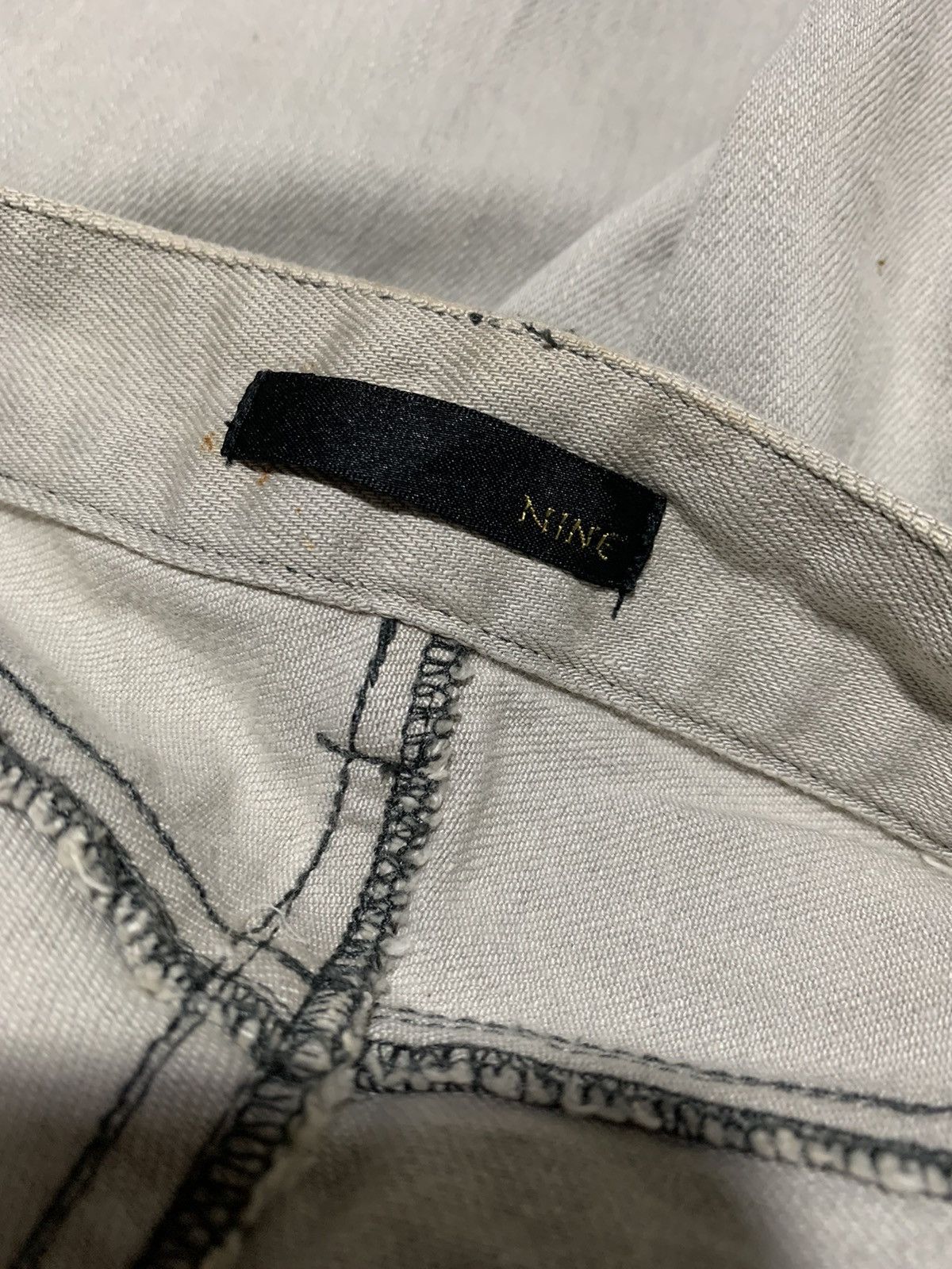 If Six Was Nine (NINE) full studded skinny distress jeans Size US 30 / EU 46 - 8 Thumbnail