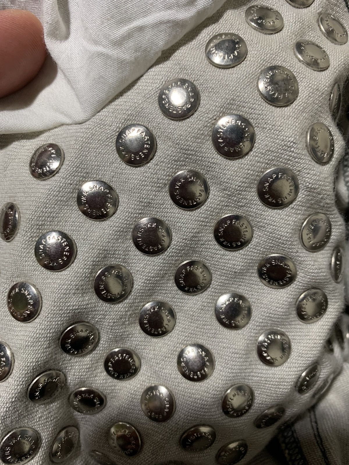 If Six Was Nine (NINE) full studded skinny distress jeans Size US 30 / EU 46 - 7 Thumbnail