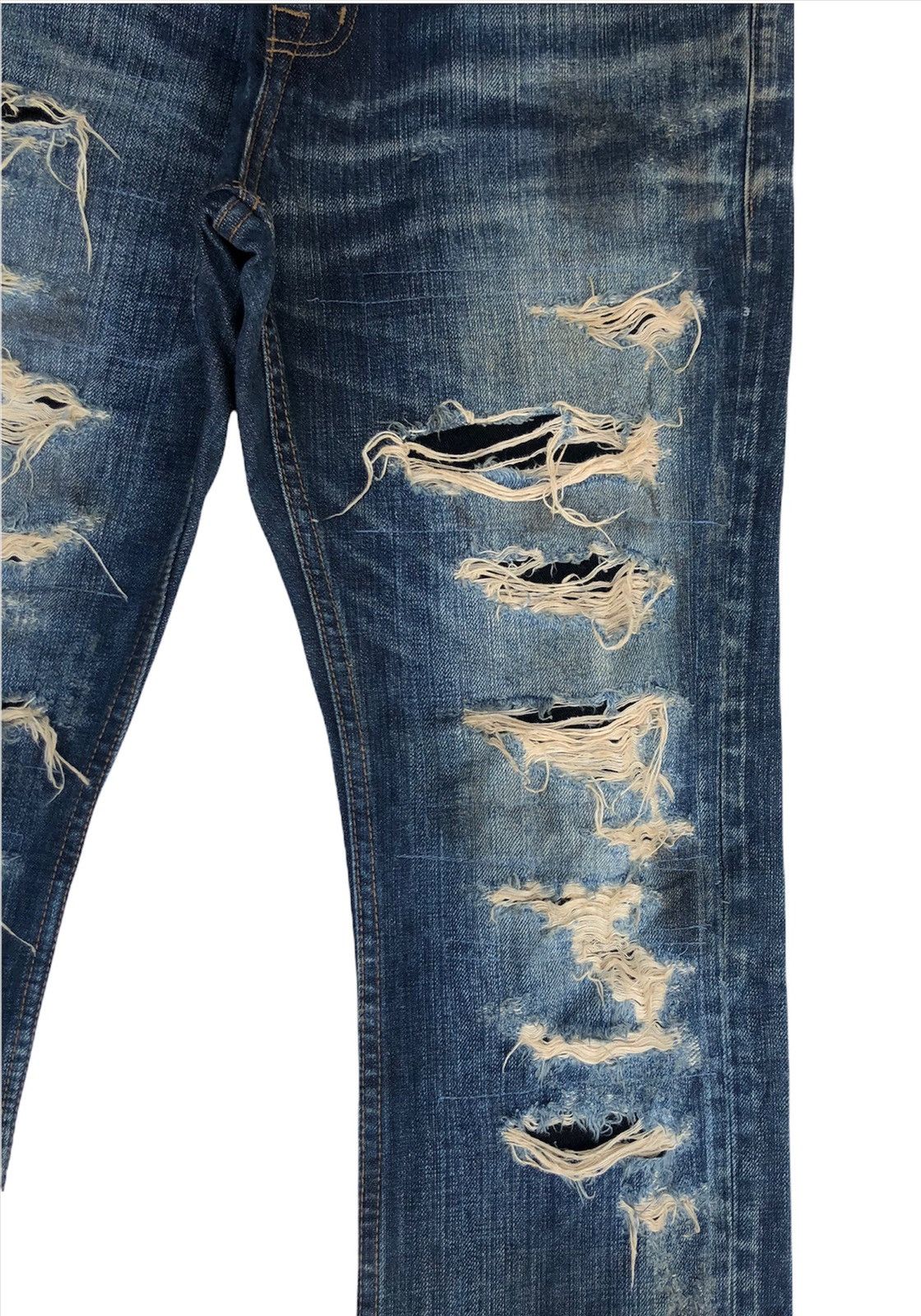JACKROSE 🔥Mega Rare🔥Jack Rose Distressed Flare Jeans Size US 33 - 7 Thumbnail