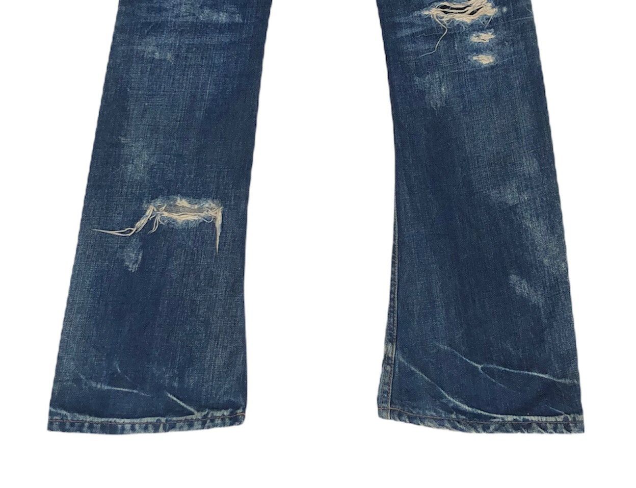 JACKROSE 🔥Mega Rare🔥Jack Rose Distressed Flare Jeans Size US 33 - 11 Thumbnail