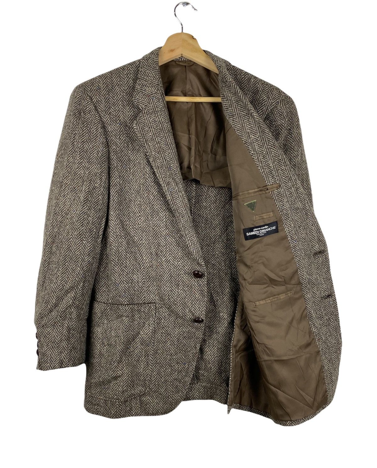Pierre Cardin Vintage Pierre Cardin By Samedi Dimanche Coat Blazer Size 38L - 3 Thumbnail
