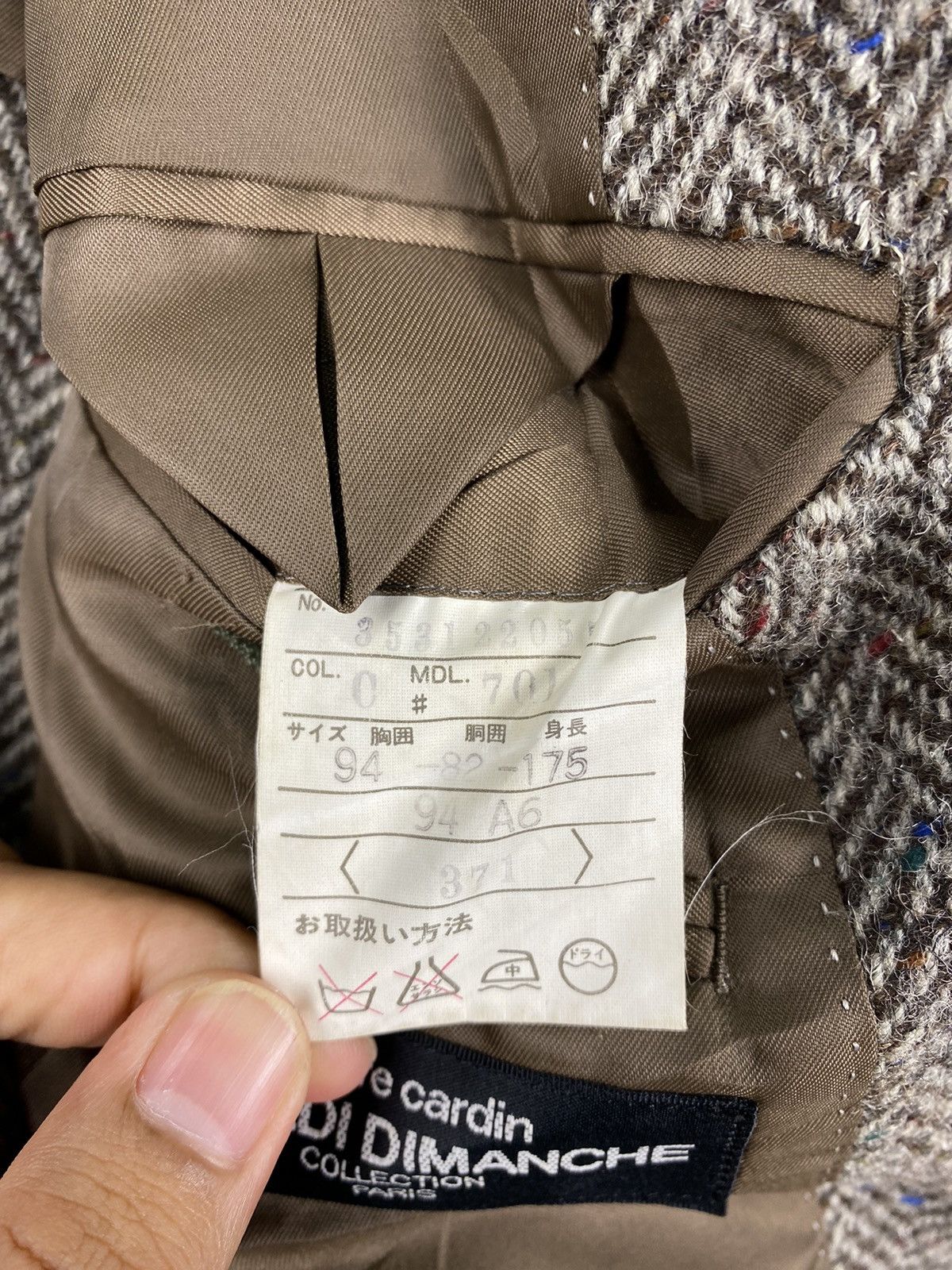Pierre Cardin Vintage Pierre Cardin By Samedi Dimanche Coat Blazer Size 38L - 6 Thumbnail