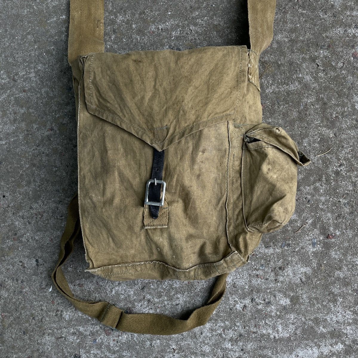 Vintage Military Y2K Cotton Shoulder Crossbody Bag Size ONE SIZE - 3 Thumbnail