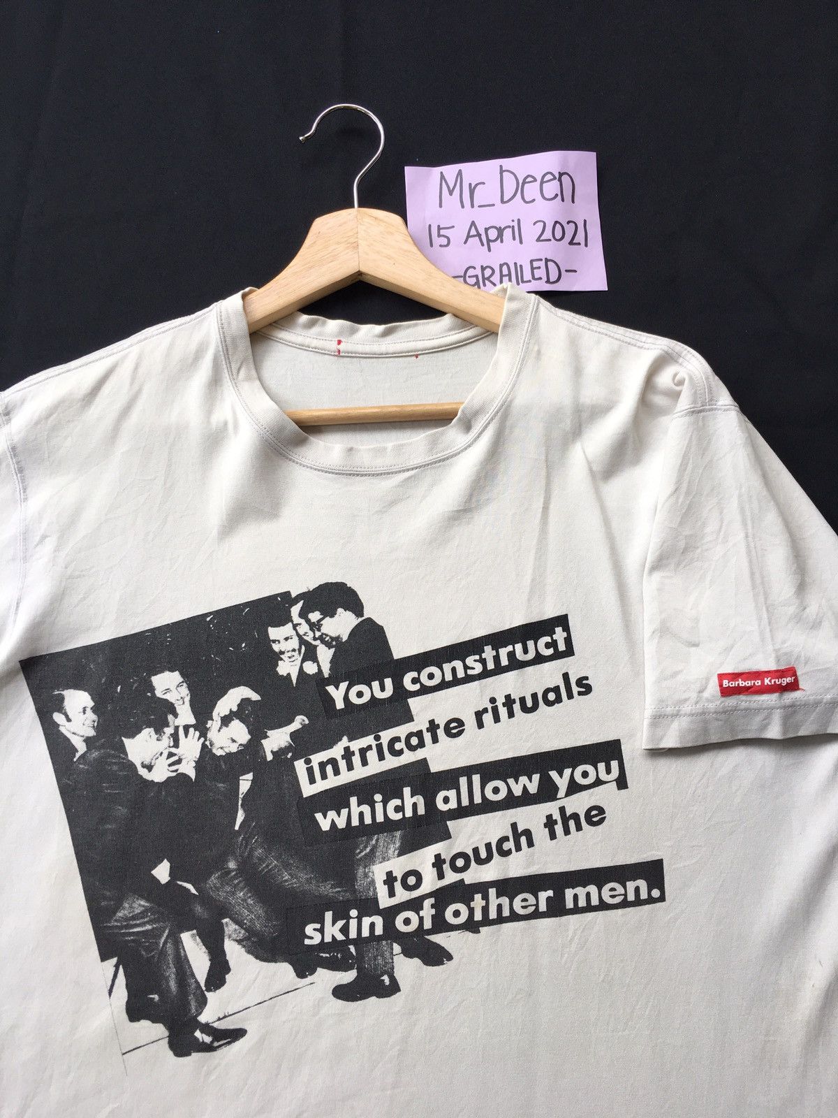 Barbara Kruger Rare Barbara Kruger You Construct Intricate Ritual Tee Size US M / EU 48-50 / 2 - 4 Thumbnail