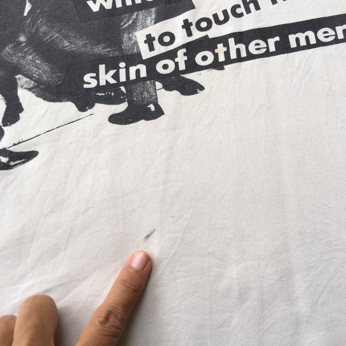 Barbara Kruger Rare Barbara Kruger You Construct Intricate Ritual Tee Size US M / EU 48-50 / 2 - 8 Thumbnail