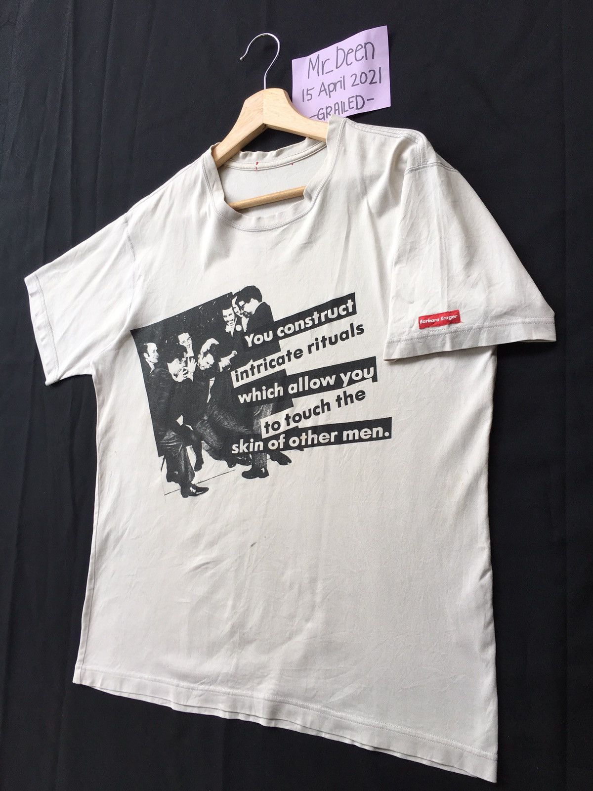 Barbara Kruger Rare Barbara Kruger You Construct Intricate Ritual Tee Size US M / EU 48-50 / 2 - 3 Thumbnail