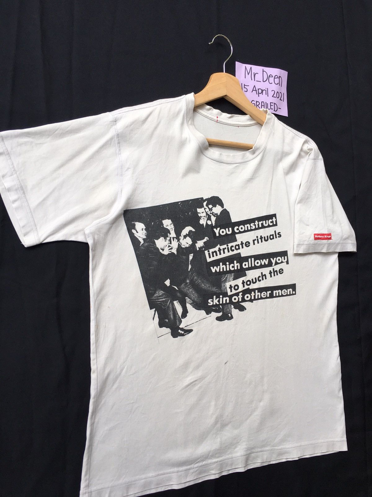 Barbara Kruger Rare Barbara Kruger You Construct Intricate Ritual Tee Size US M / EU 48-50 / 2 - 2 Thumbnail