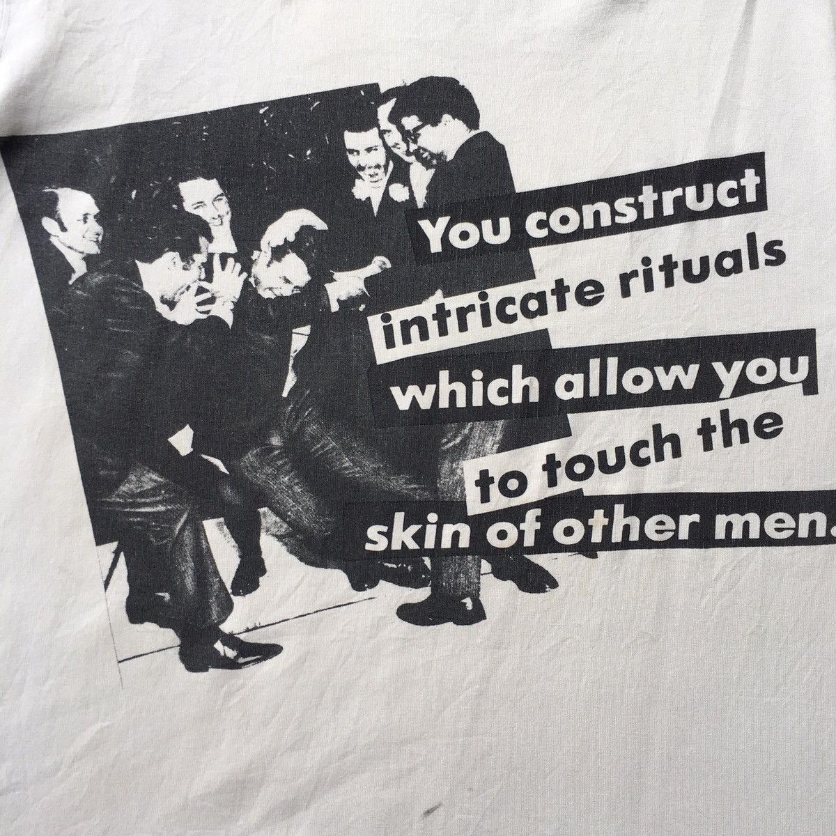 Barbara Kruger Rare Barbara Kruger You Construct Intricate Ritual Tee Size US M / EU 48-50 / 2 - 6 Thumbnail