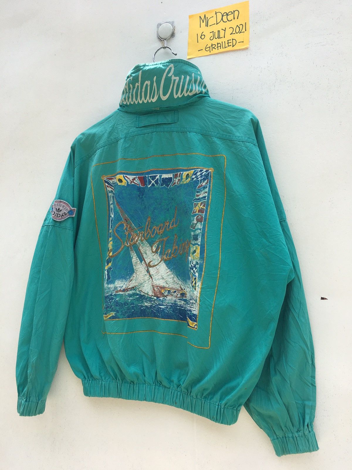 Adidas Vtg 80’s Adidas Cruisin x Descente Silvertag Windbreaker Size US M / EU 48-50 / 2 - 3 Thumbnail