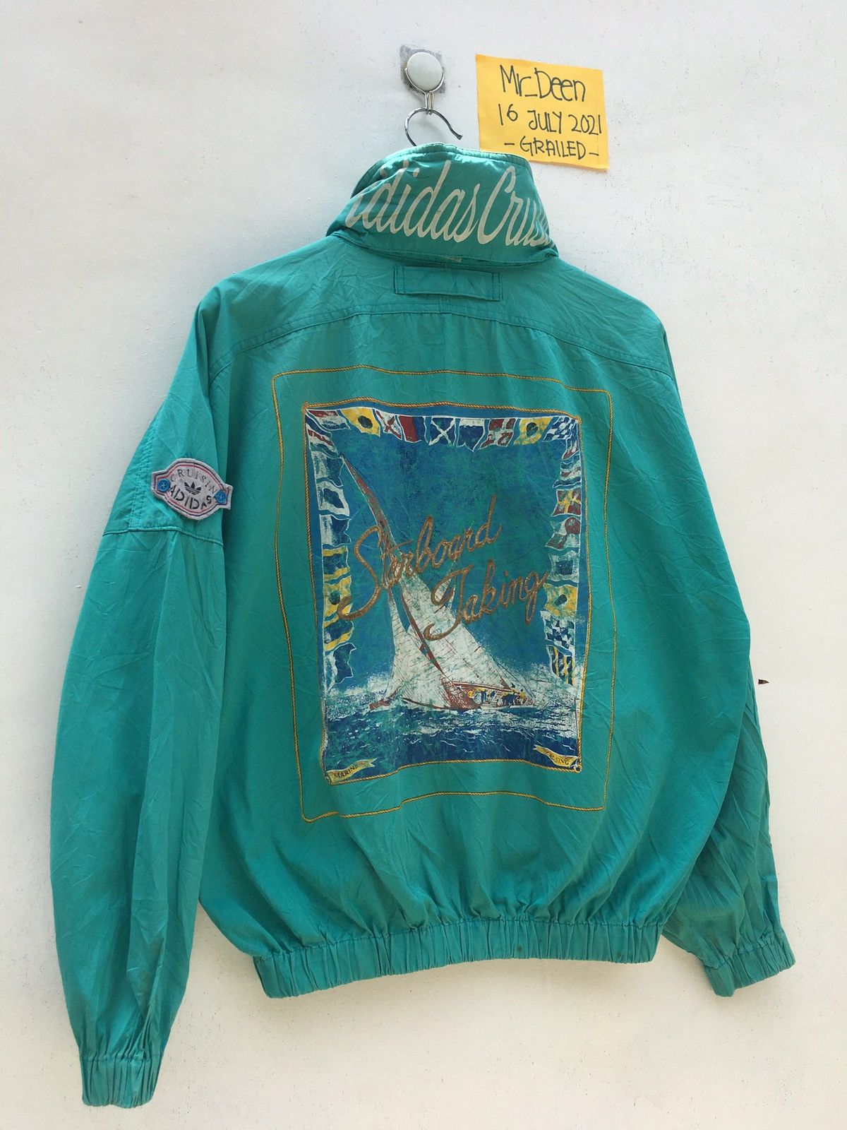 Adidas Vtg 80’s Adidas Cruisin x Descente Silvertag Windbreaker Size US M / EU 48-50 / 2 - 2 Thumbnail