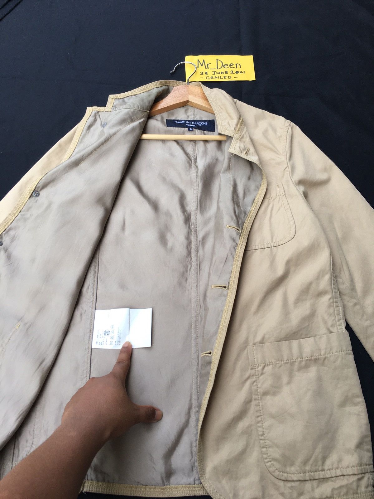 Comme des Garcons Vintage CDG AD2003 Comme Des Garcons Homme Jacket/ Blazer Size US S / EU 44-46 / 1 - 4 Thumbnail