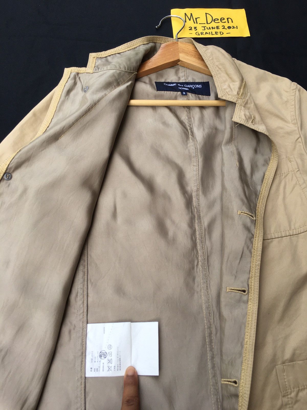 Comme des Garcons Vintage CDG AD2003 Comme Des Garcons Homme Jacket/ Blazer Size US S / EU 44-46 / 1 - 5 Thumbnail