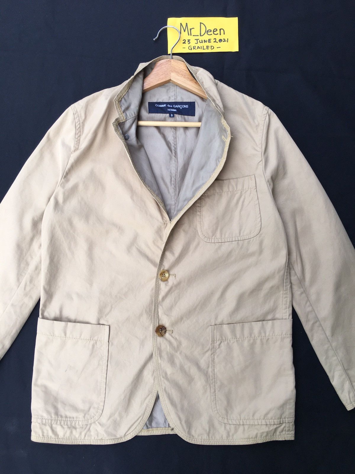 Comme des Garcons Vintage CDG AD2003 Comme Des Garcons Homme Jacket/ Blazer Size US S / EU 44-46 / 1 - 1 Thumbnail