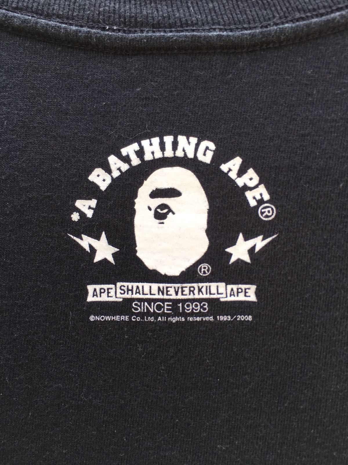 Bape Bathing Ape Tee (2008) Size US M / EU 48-50 / 2 - 11 Thumbnail