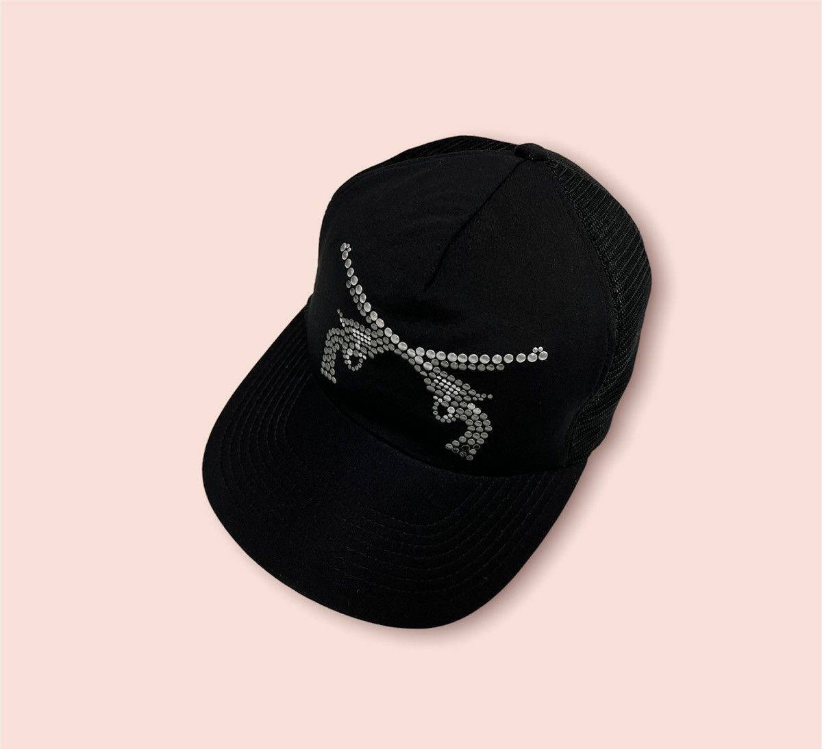 VTG ROAR SWAROVSKI GUNS CROSS LOGO TRUCKER SNAPBACK JAPAN