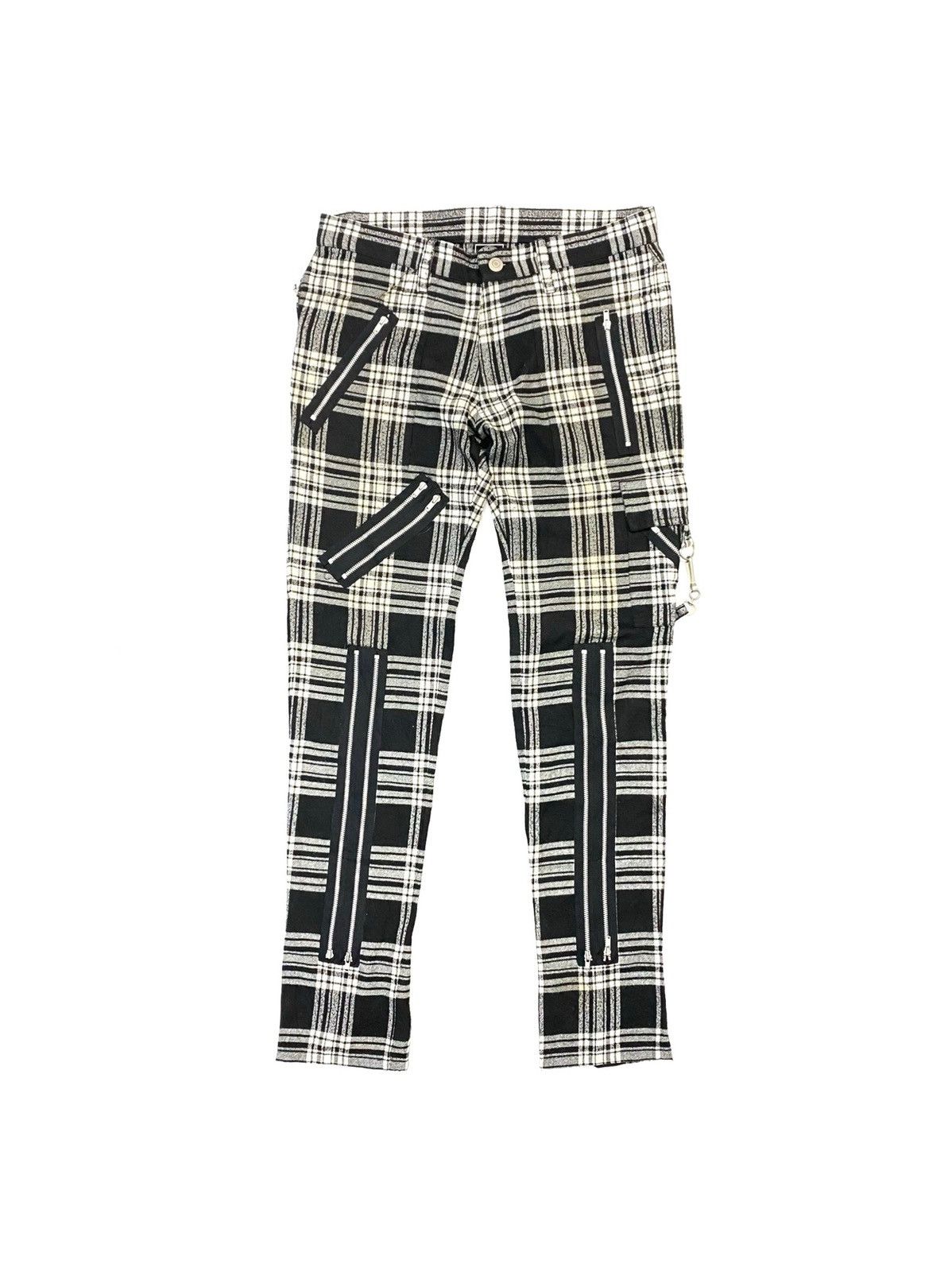 Japanese Brand 666 Punk Tactical Zipper Bondage Denim Size US 32 / EU 48 - 1 Thumbnail