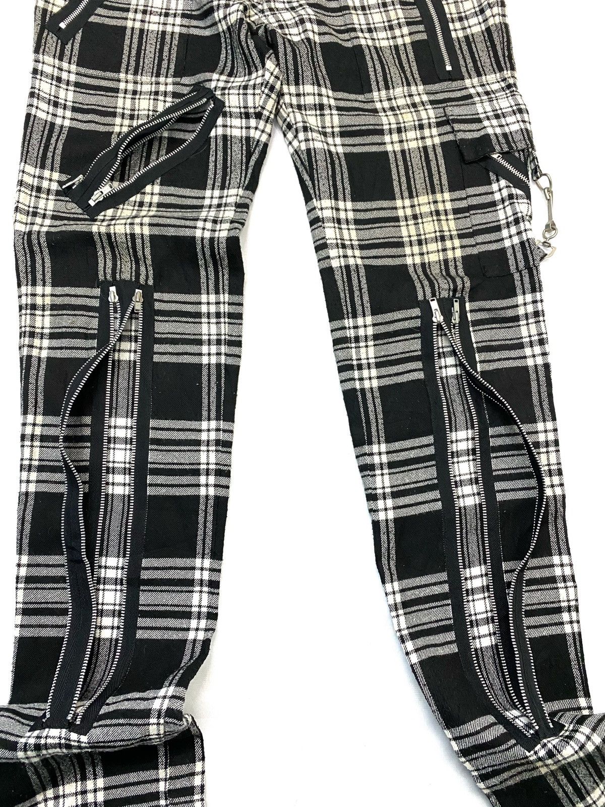 Japanese Brand 666 Punk Tactical Zipper Bondage Denim Size US 32 / EU 48 - 6 Thumbnail