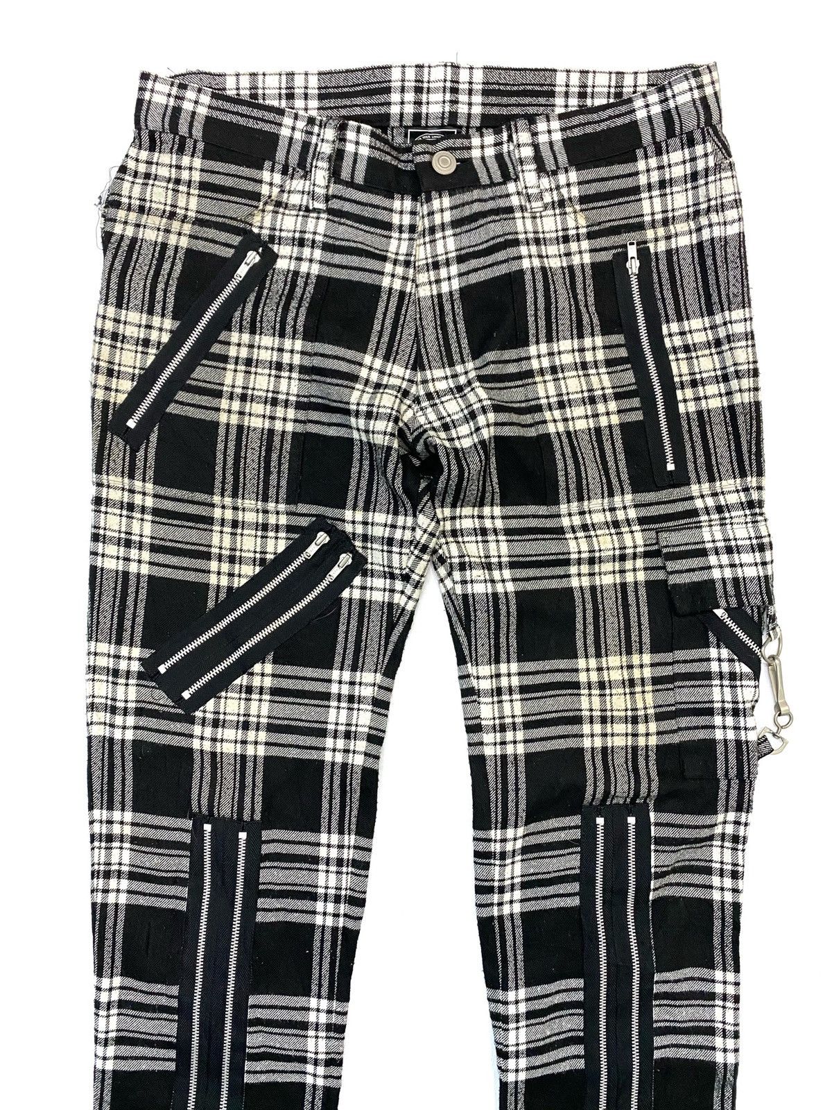 Japanese Brand 666 Punk Tactical Zipper Bondage Denim Size US 32 / EU 48 - 2 Thumbnail