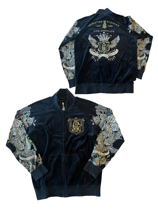 ED HARDY Men Jacket Christian Audigier Sz. XL