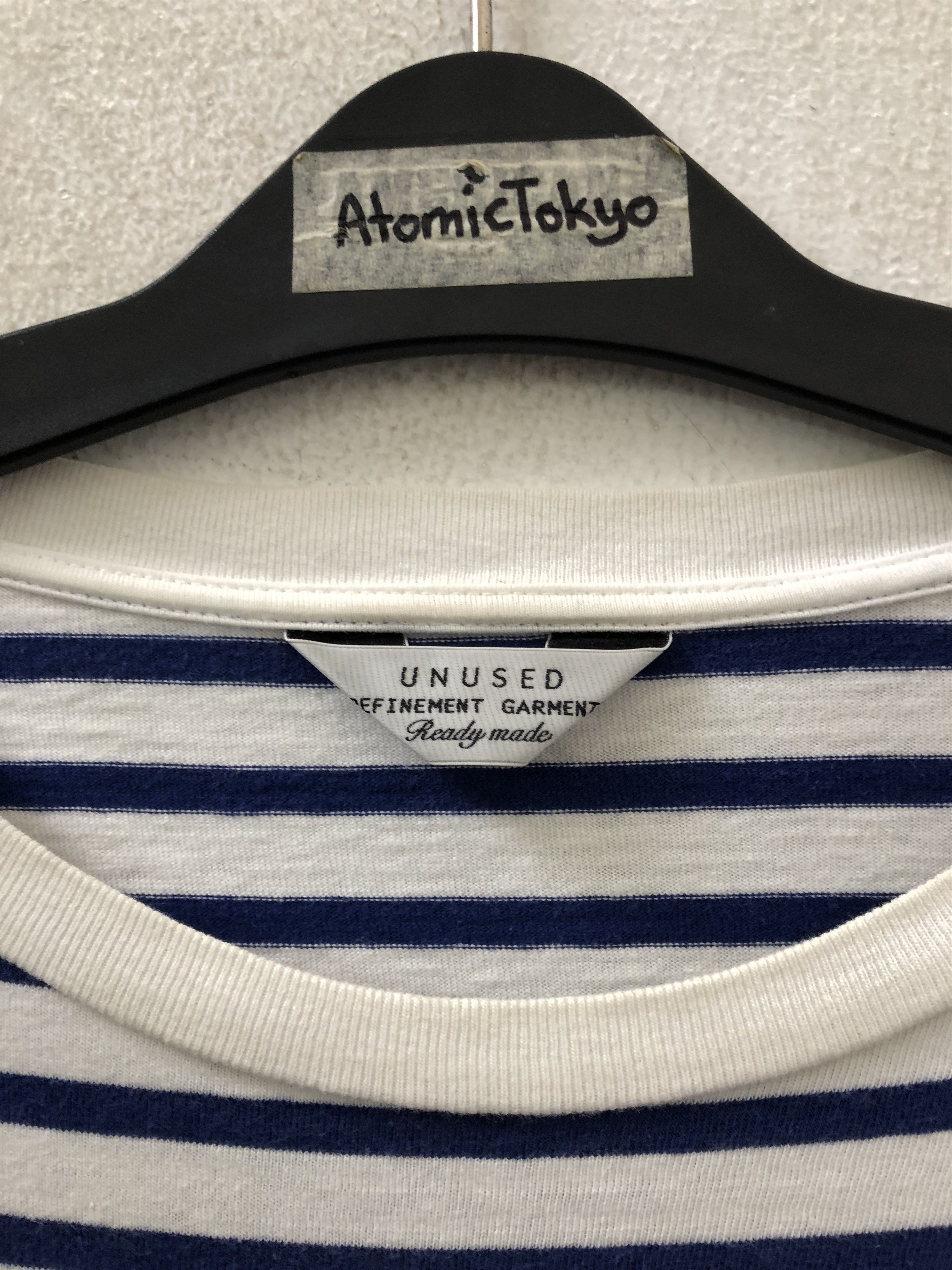 Unused UNUSED Japan Baggy Blue White Striped Long Sleeve T shirt Size US M / EU 48-50 / 2 - 7 Thumbnail