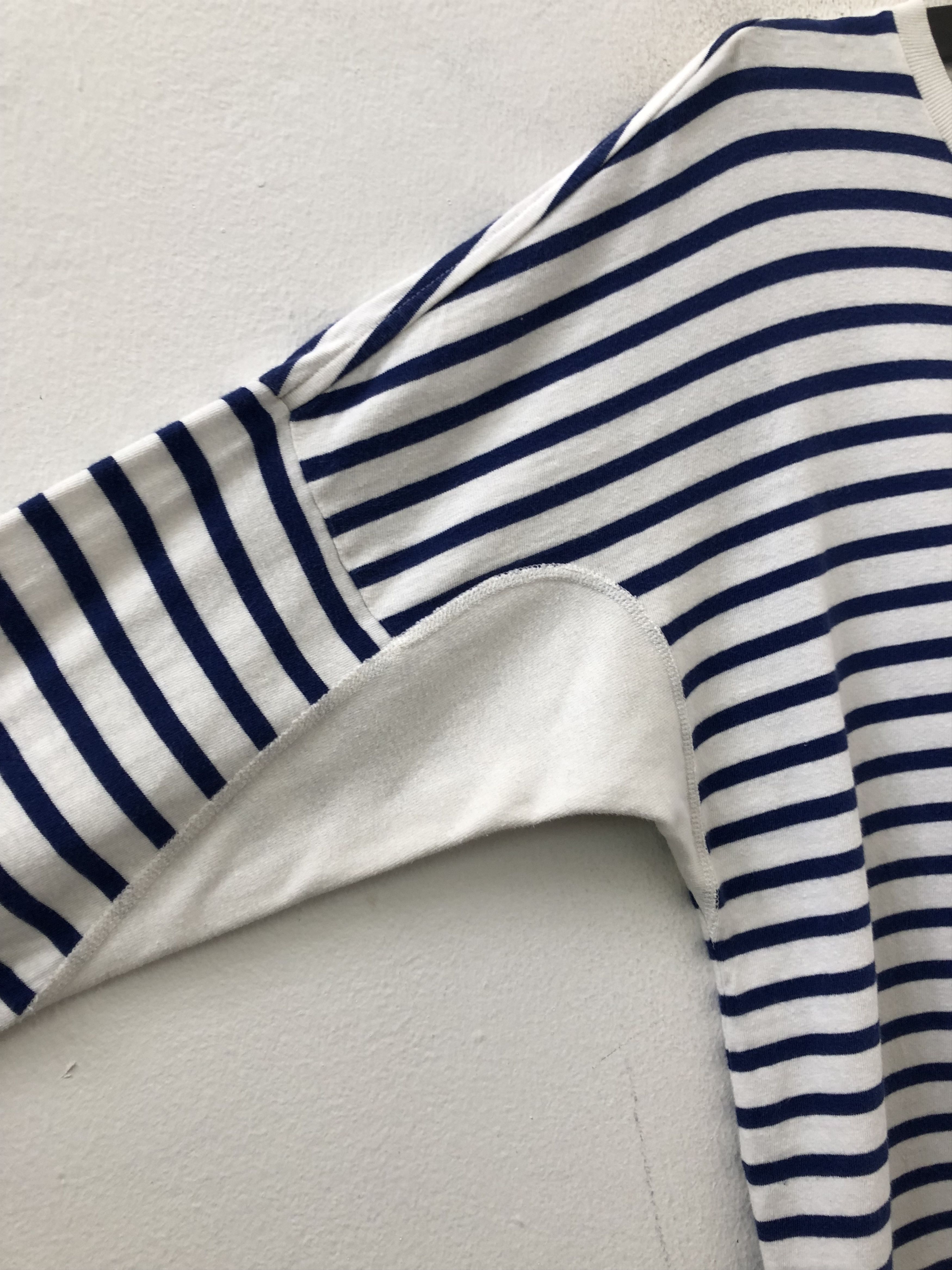 Unused UNUSED Japan Baggy Blue White Striped Long Sleeve T shirt Size US M / EU 48-50 / 2 - 6 Thumbnail