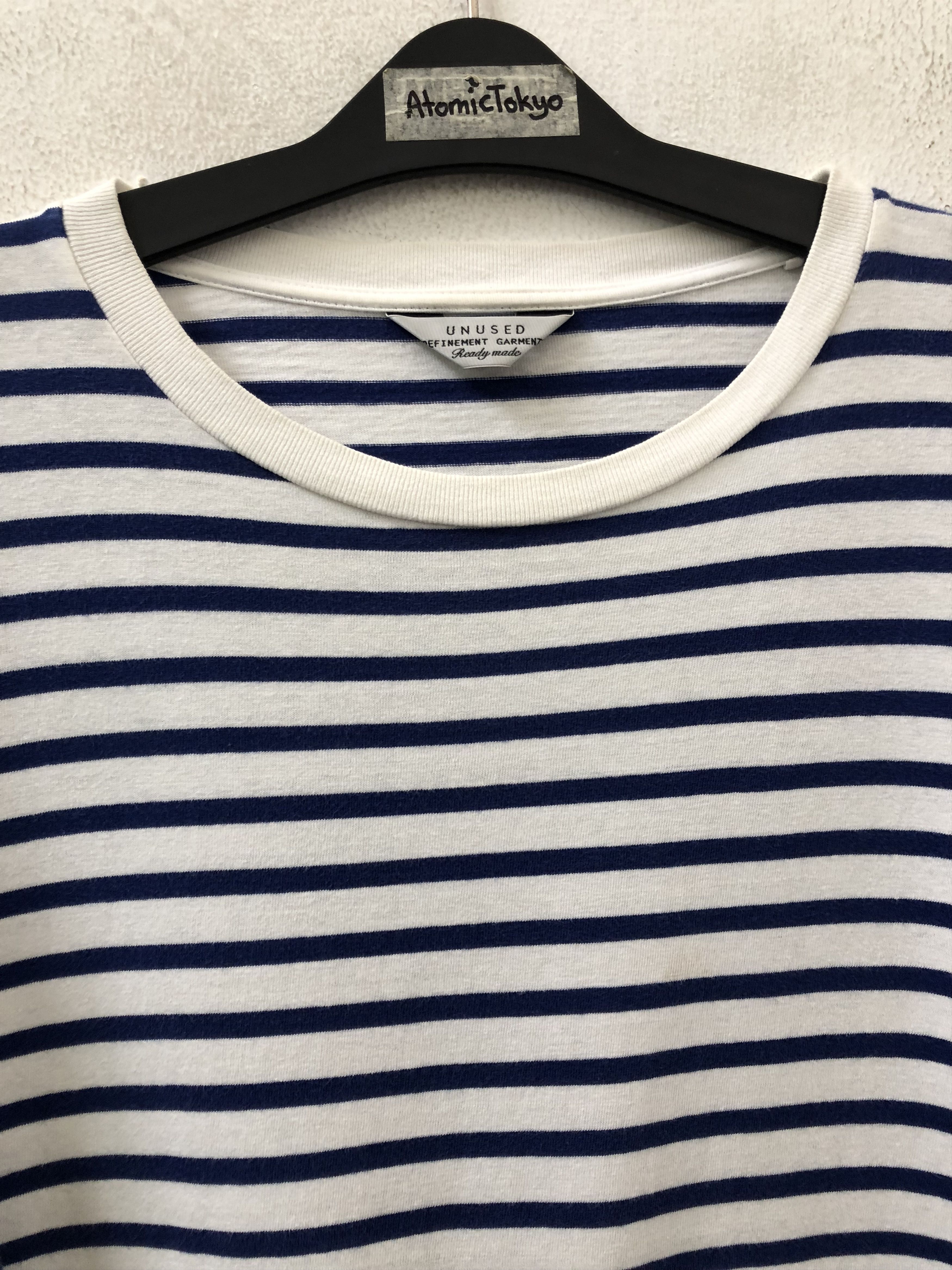 Unused UNUSED Japan Baggy Blue White Striped Long Sleeve T shirt Size US M / EU 48-50 / 2 - 4 Thumbnail