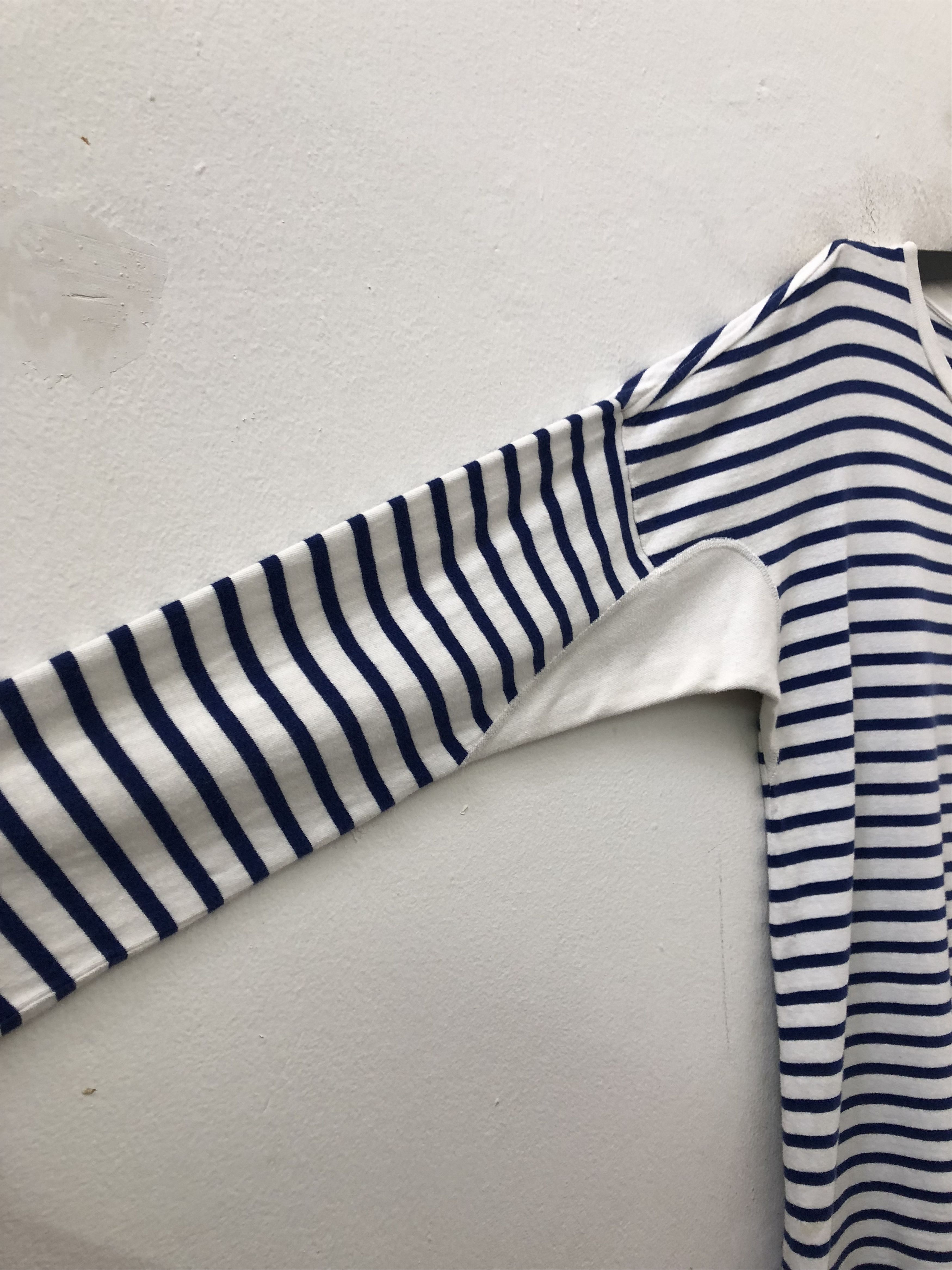Unused UNUSED Japan Baggy Blue White Striped Long Sleeve T shirt Size US M / EU 48-50 / 2 - 5 Thumbnail