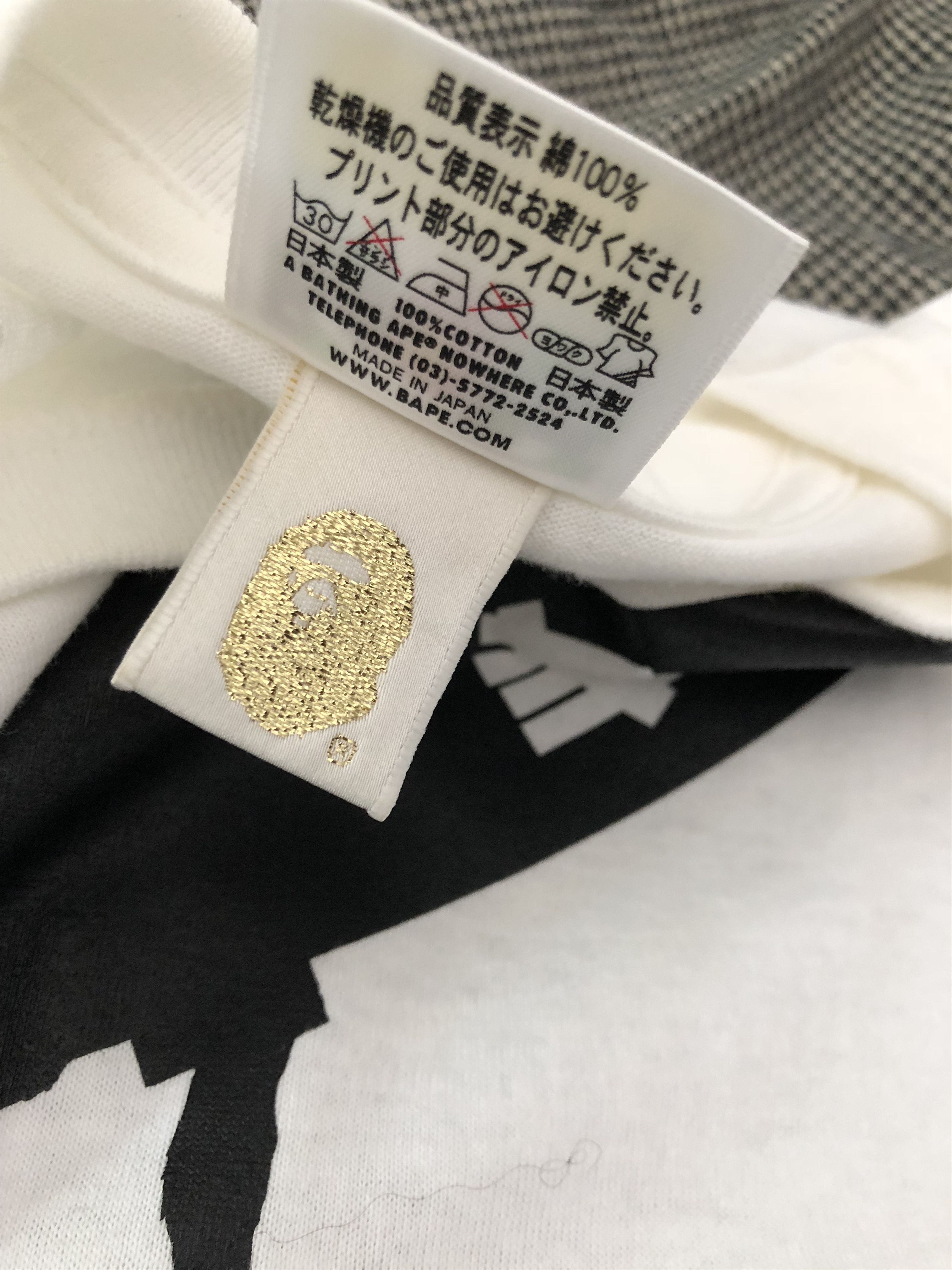 Bape × Undefeated Bape x Undefeated The Bape Boys Tee Size US S / EU 44-46 / 1 - 10 Thumbnail