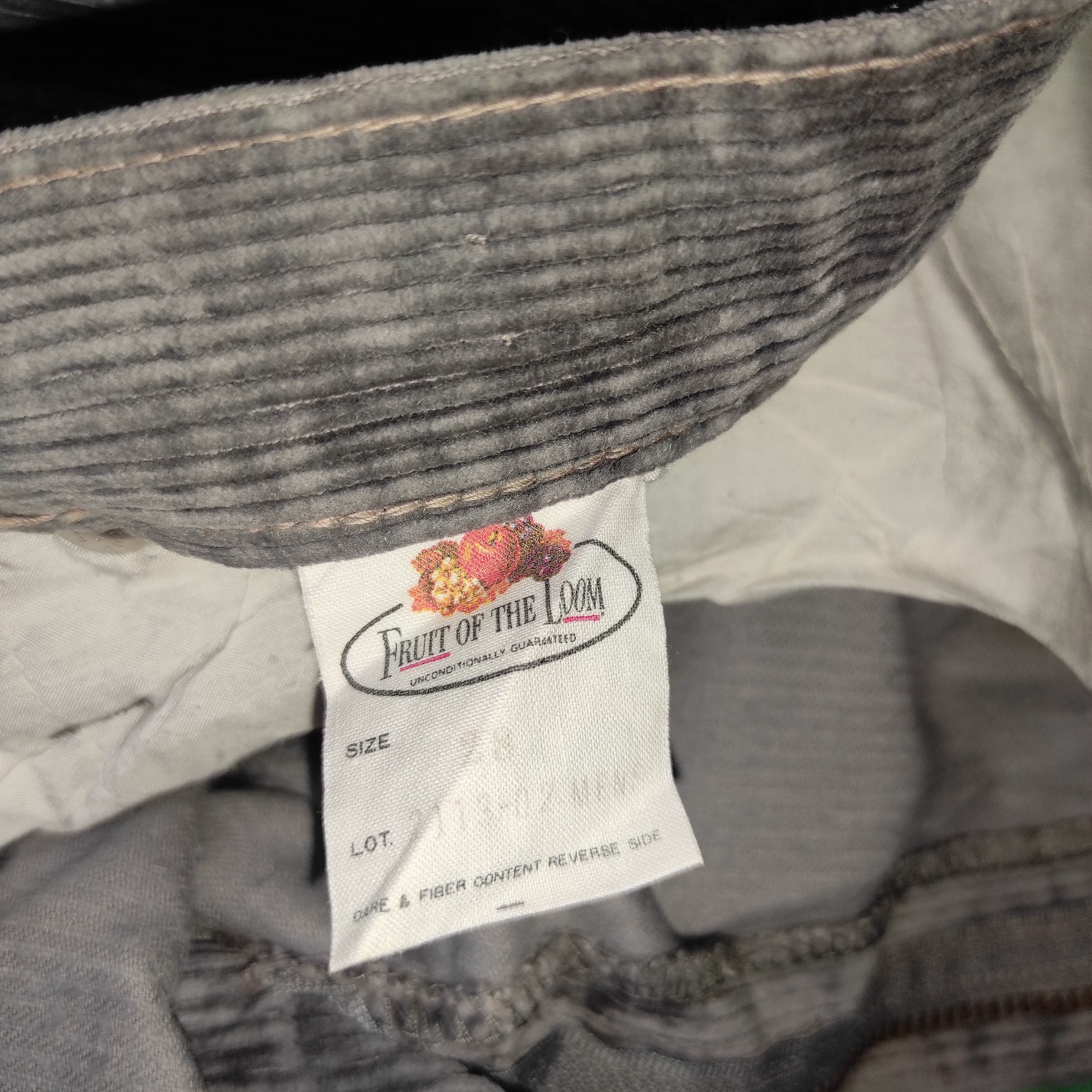 Fruit Of The Loom VINTAGE Fruit Of The Loom X Edwin Corduroy Pants Size US 26 / EU 42 - 10 Thumbnail